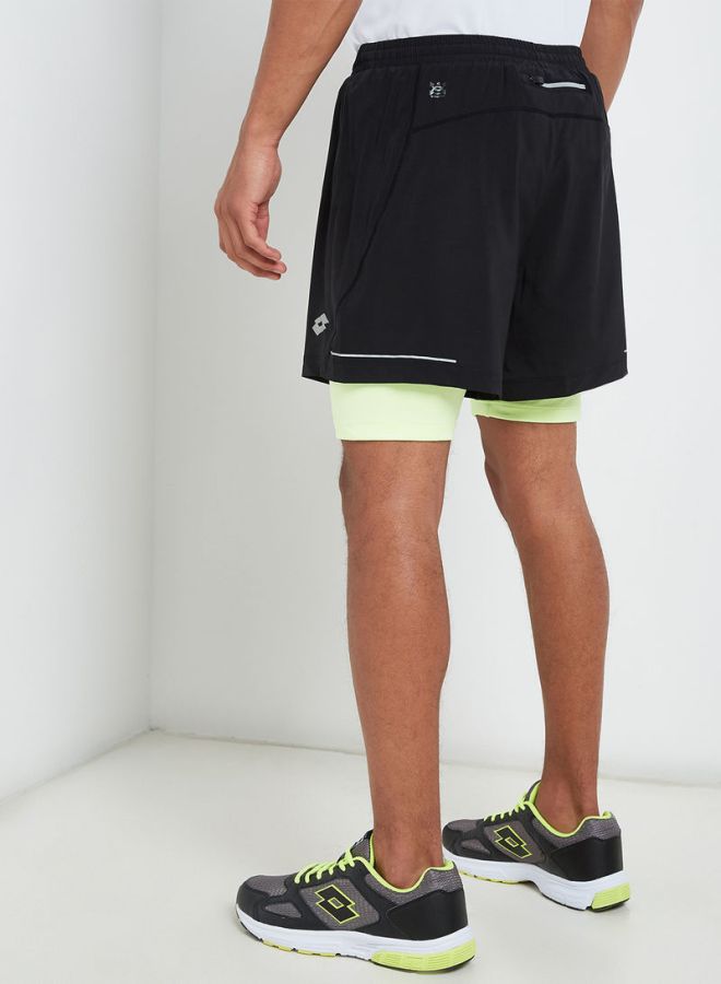 لوتو شورت إكس رايد III مصنوع من البوليستر أسود - Image 2