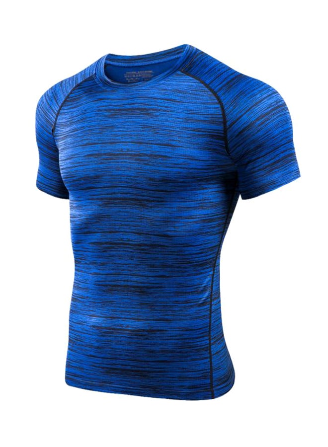 LIXADA Baselayer Sport T-Shirt Blue - Image 5