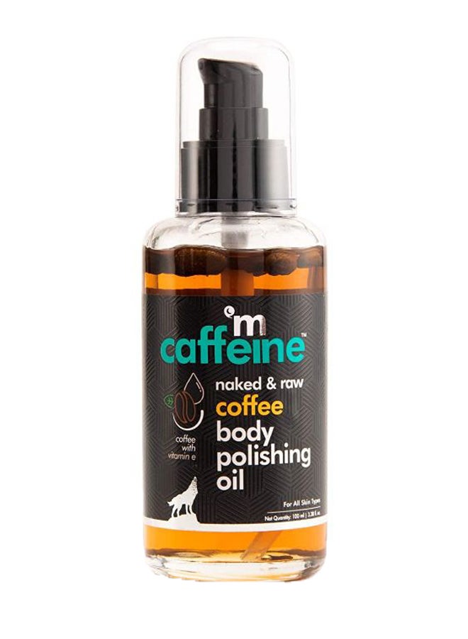إم كافيين زيت نيكد آند رو لتلميع الجسم بالقهوة 100ملليلتر