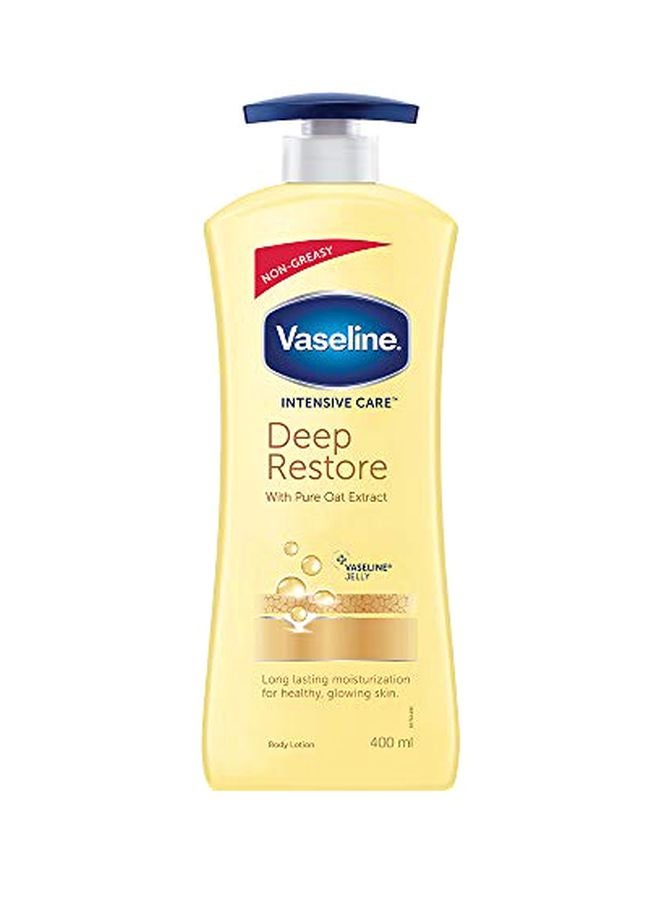 Vaseline - Pack Of 2 Intensive Care Deep Restore Body Lotion And Original Pure Skin Jelly Set Body Lotion 400, Skin Jelly 100ml - Image 1