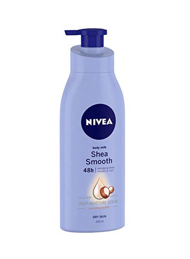 Nivea Shea Smooth Deep Moisture Serum Milk Body Lotion 400ml  - Image 2