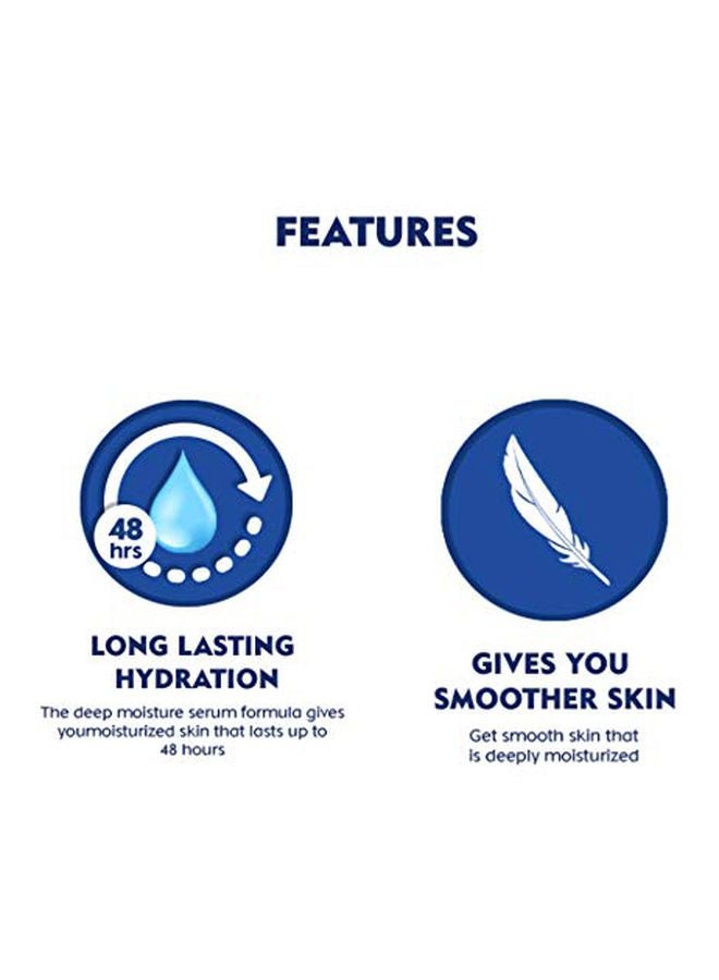 Nivea Shea Smooth Deep Moisture Serum Milk Body Lotion 400ml  - Image 4