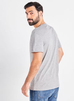 JACK & JONES Round Neck T-Shirt Grey  - Image 2