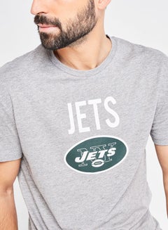 JACK & JONES Round Neck T-Shirt Grey  - Image 3