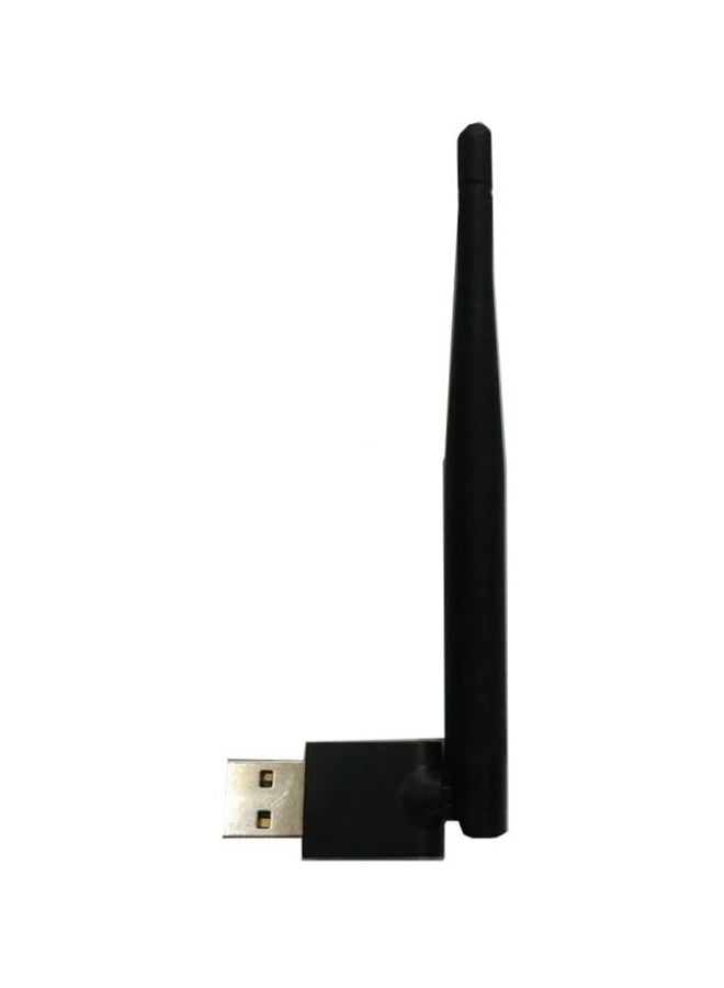 محول واي فاي لاسلكي بمنفذ USB أسود - Image 1
