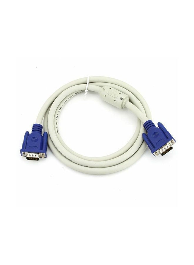 VGA Cable White/Blue 