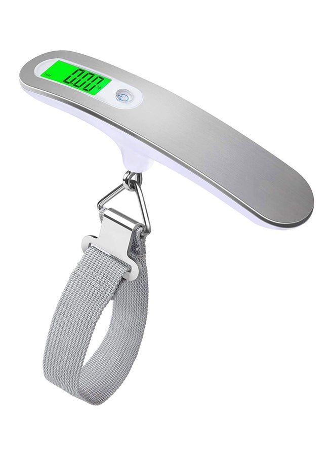 Generic Digital Luggage Scale Ultra Portable With Backlight 50kg Grey  - Image 1