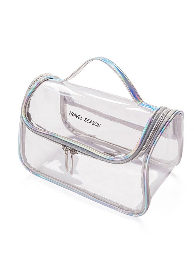 Travel Season Waterproof Cosmetic Bag White - Image 1