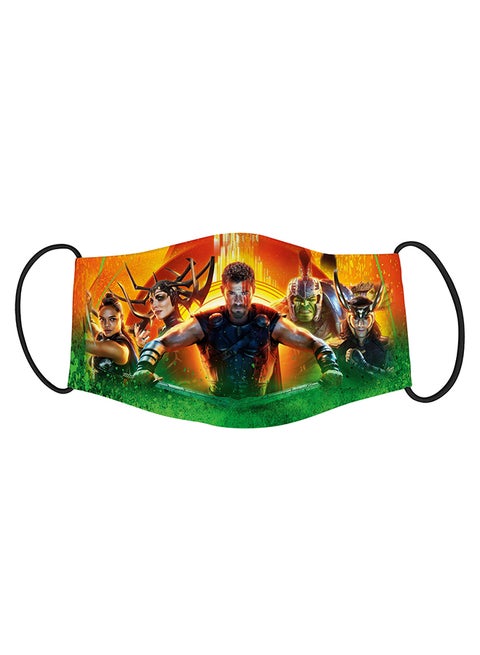 Vista Thor Super Hero Printed Face Mask Multicolour 18x10cm