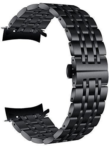 Stainless Steel Strap Band For Samsung Galaxy Watch/Huawei Gt2/Gear S3 Frontier And Classic/Honor Magic 2/Fossil Black - Image 2