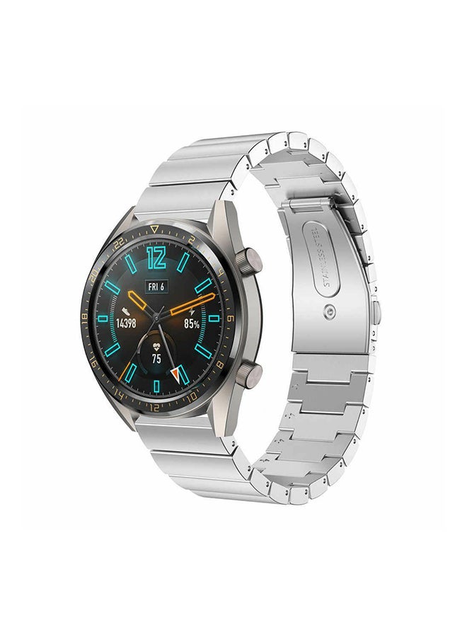 Ceramic Strap Band For Huawei Smart Watch Gt2 And Gt/Honor Magic 2 Silver - Image 1