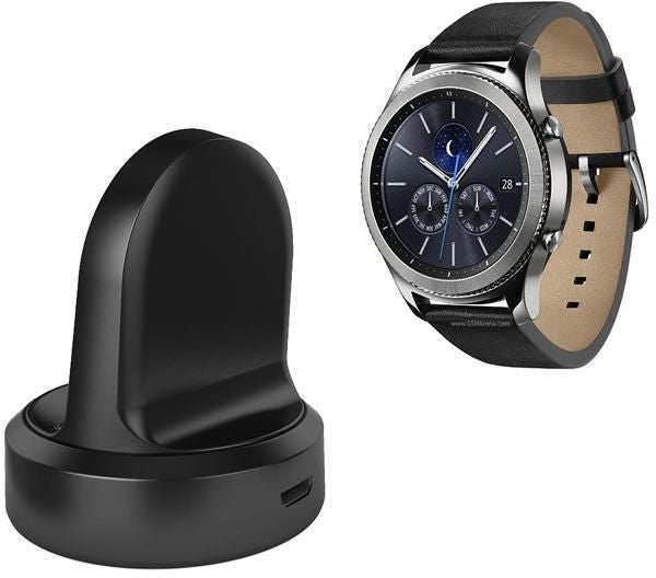 Generic - Wireless Power Charging Charger Dock For Samsung Gear S3 Classic Black - Image 1