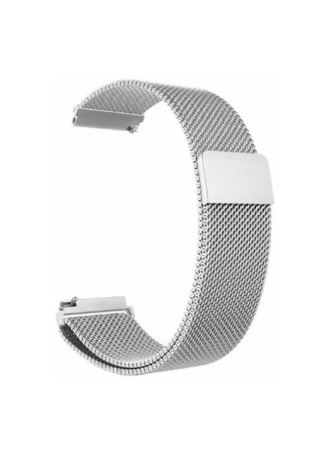 Generic - Milanese Strap Wristband For Huawei Watch Gt 2 And Samsung Gear S3 Silver - Image 1