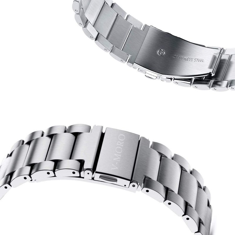 Stainless Steel Strap Band For Huawei Gt2/Gt/Honor Magic 2 Silver  - Image 3
