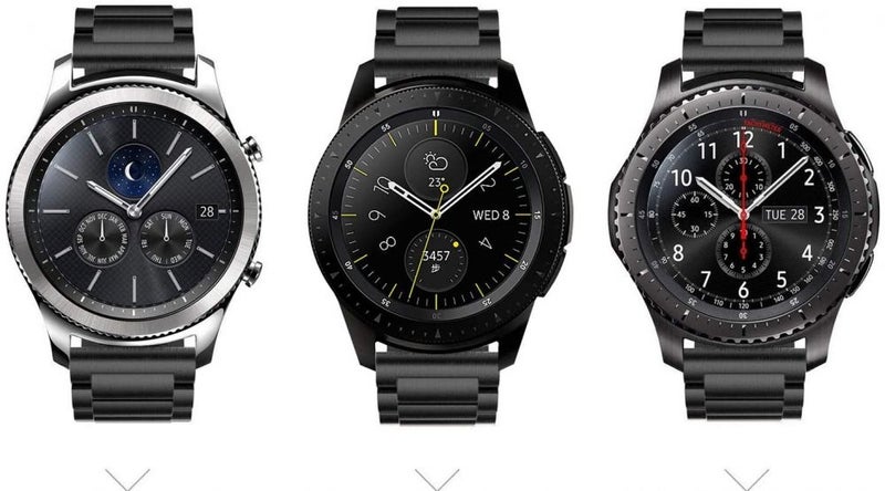 Stainless Steel Strap Band For Samsung Galaxy Watch/Huawei Gt2/Gear S3 Frontier And Classic/Honor Magic 2/Fossil Black - Image 2