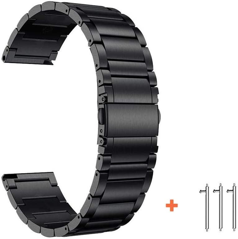 Stainless Steel Strap Band For Huawei Gt2/Gt/Honor Magic 2 Black - Image 3