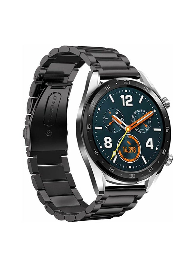Stainless Steel Strap Band For Huawei Gt2/Gt/Honor Magic 2 Black - Image 1