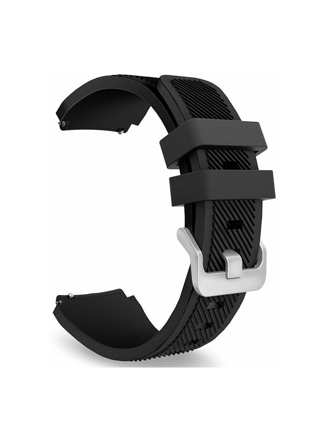 Soft Silicone Wrist Band Watch Strap For Gear S3 Frontier And Classic Black - Image 1