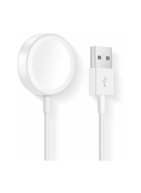 Usb Wireless Magnetic Charging Cable For Apple Smart Watch White