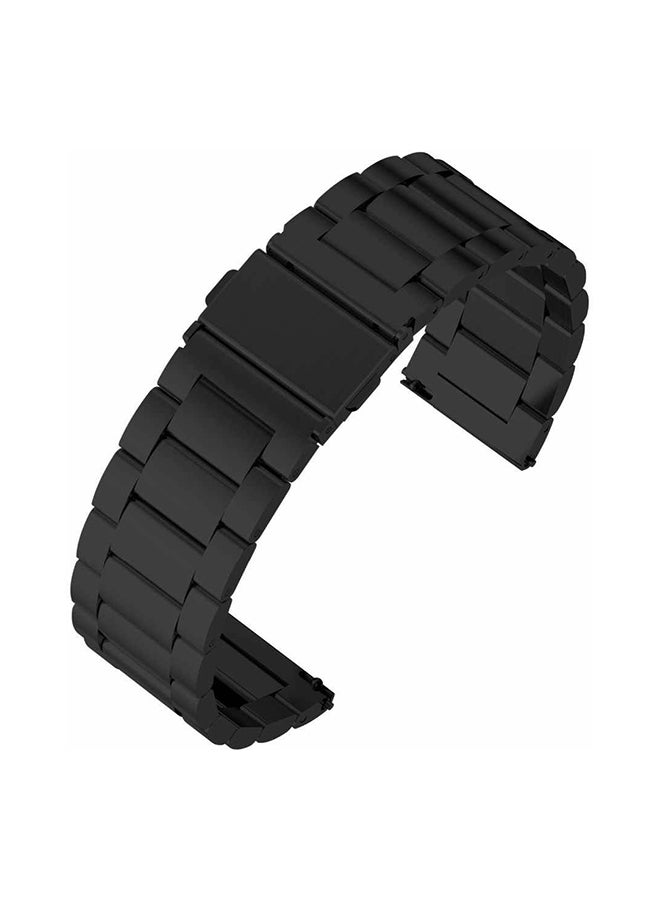 Ceramic Strap Band For Samsung Galaxy Watch/Huawei Gt2/Gear S3 Frontier And Classic/Honor Magic 2/Fossil Black Matt - Image 1