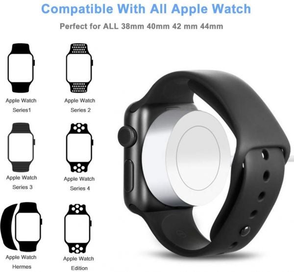 TREETOP - Magnetic Wireless Pad Charger Cable Cord For Apple Smart Watch White - Image 1