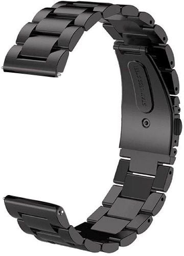 Quick Release Stainless Steel Replacement Watch Band For Samsung Gear S3 Frontier Charcoal Black - Image 3