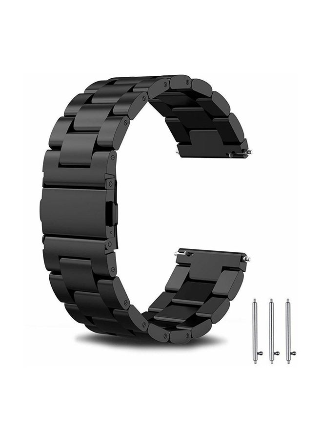 Stainless Steel Metal Replacement Band For Samsung Gear S3 Black - Image 1
