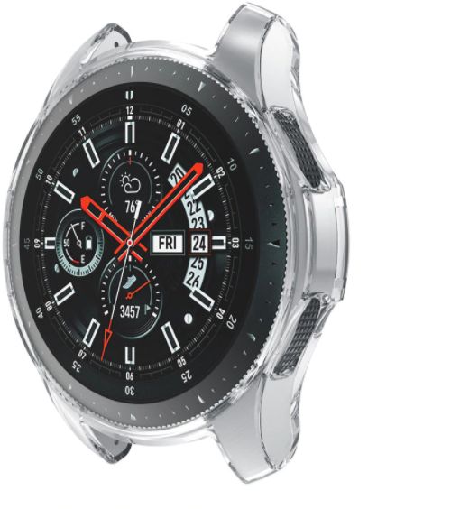 Soft Tpu Scractch-Resist All Around Protective Cover For Samsung Galaxy Gear S3 Frontier Silver - Image 3