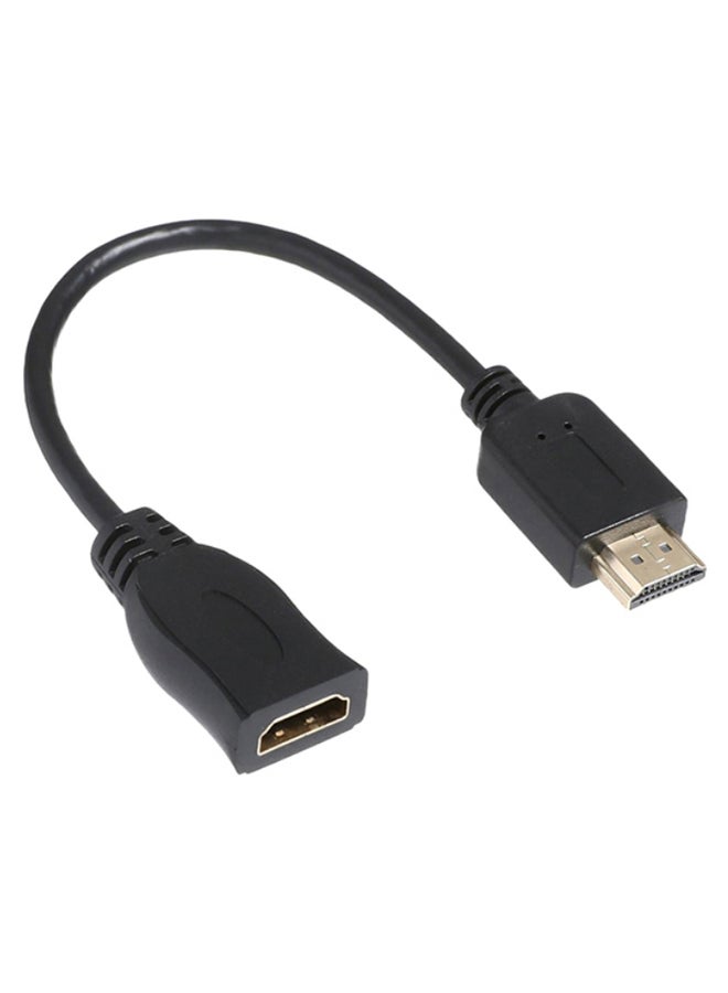كيندكس - محول من 4K HDMI ذكر إلى أنثى أسود/فضي - Image 1