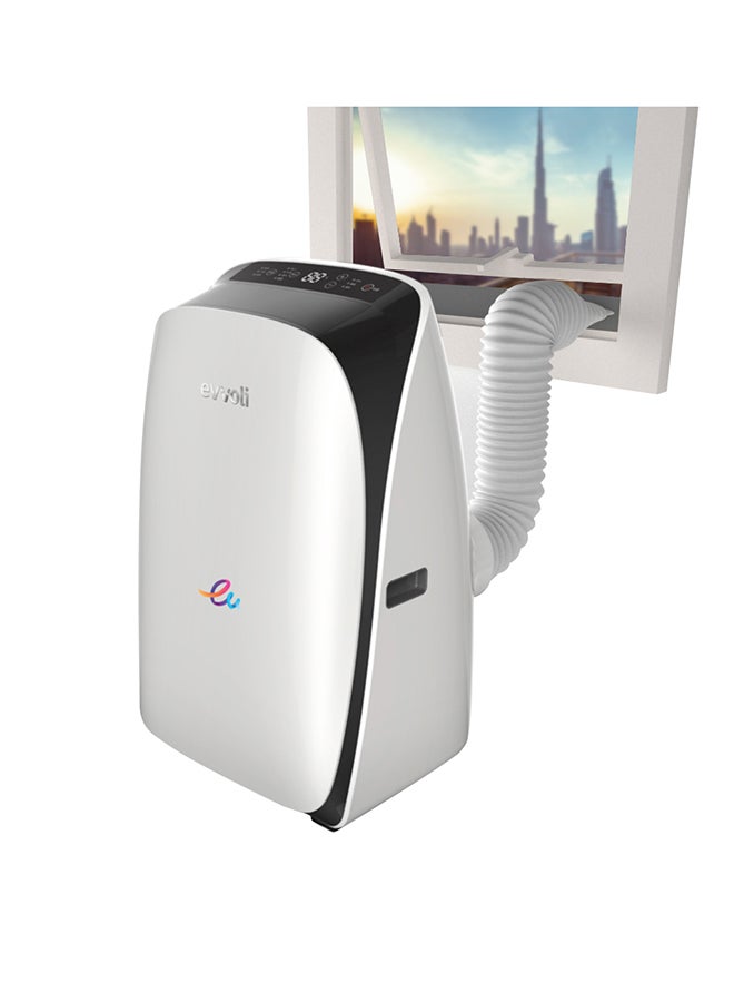 evvoli Portable Air Conditioner 1 Ton 12000 BTU EVPR-12K PO White - Image 3