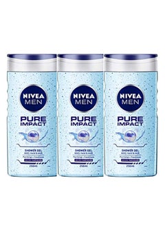 Pack Of 3 Pure Impact Shower Gel 750ml - v1598164193/N39890909A_1