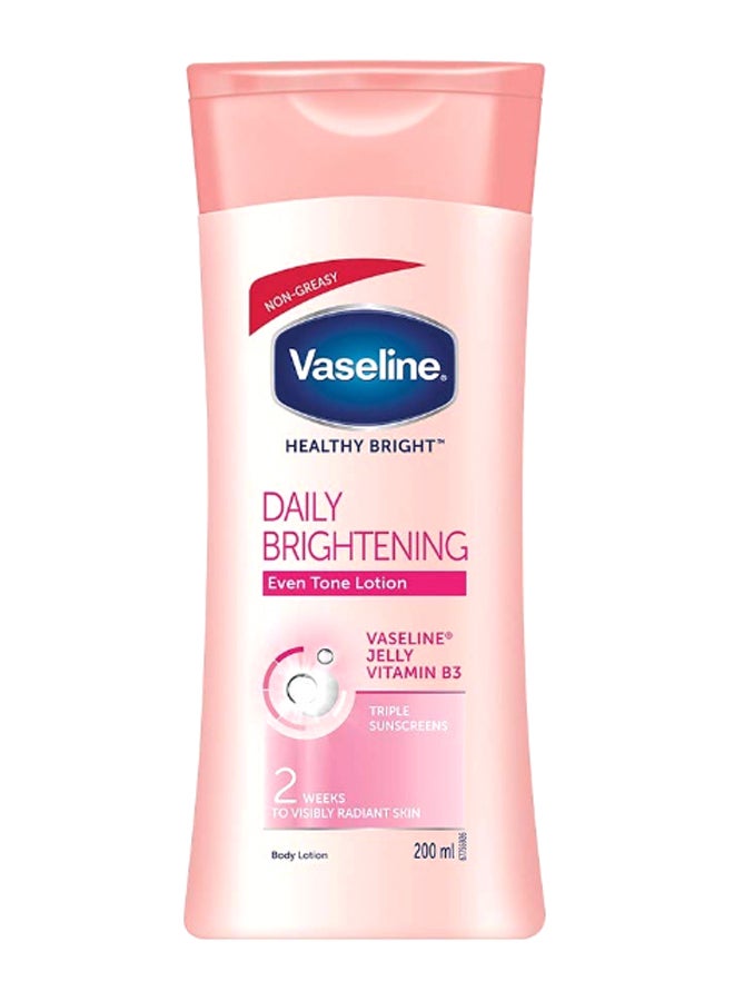 Vaseline Daily Brightening Body Lotion With Age Miracle Day Cream Body Lotion 200ml, Wrinkle Corrector Day Cream 20ml - Image 2