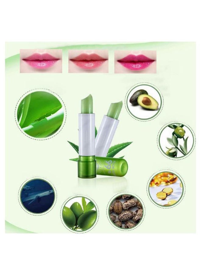 Kiss Beauty Aloe Vera Lipstick Green  - Image 2