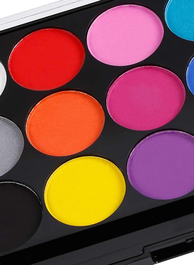 MissTiara 16-Piece Face And Body Painting Kit 14.5 x 10.5 x 1.5cm - Image 3
