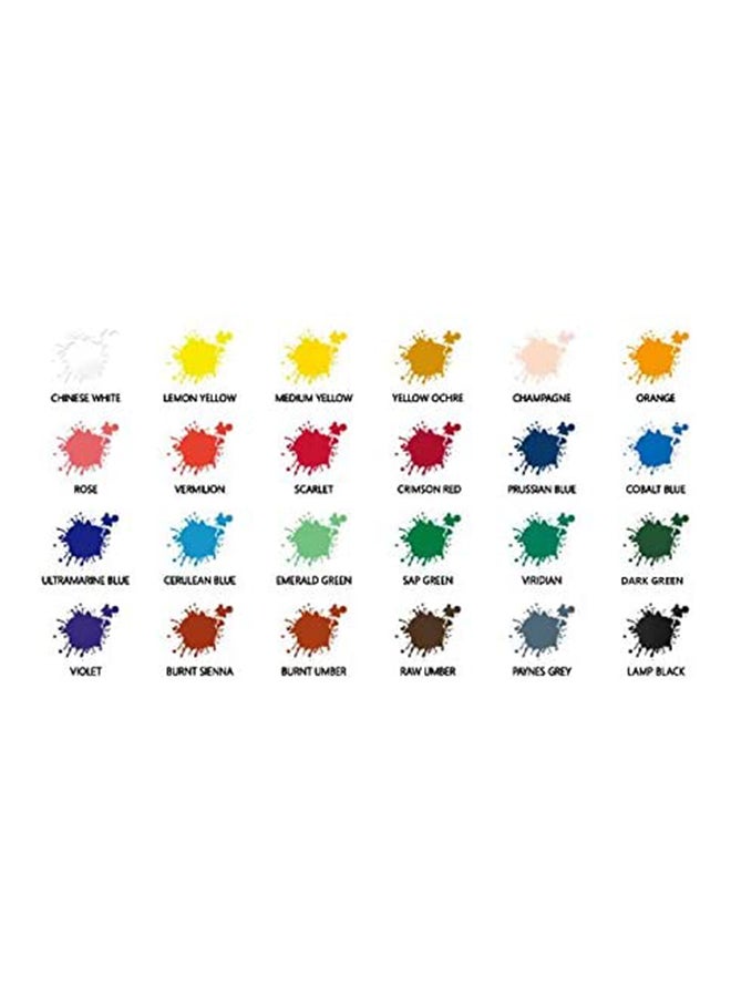 H&B 24-Piece Water Colour Paint Set 12ml  - Image 4