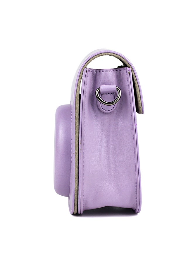 O Ozone - Instant Camera Case Bag With Strap For Fujifilm Instax Mini 11 Purple - Image 1