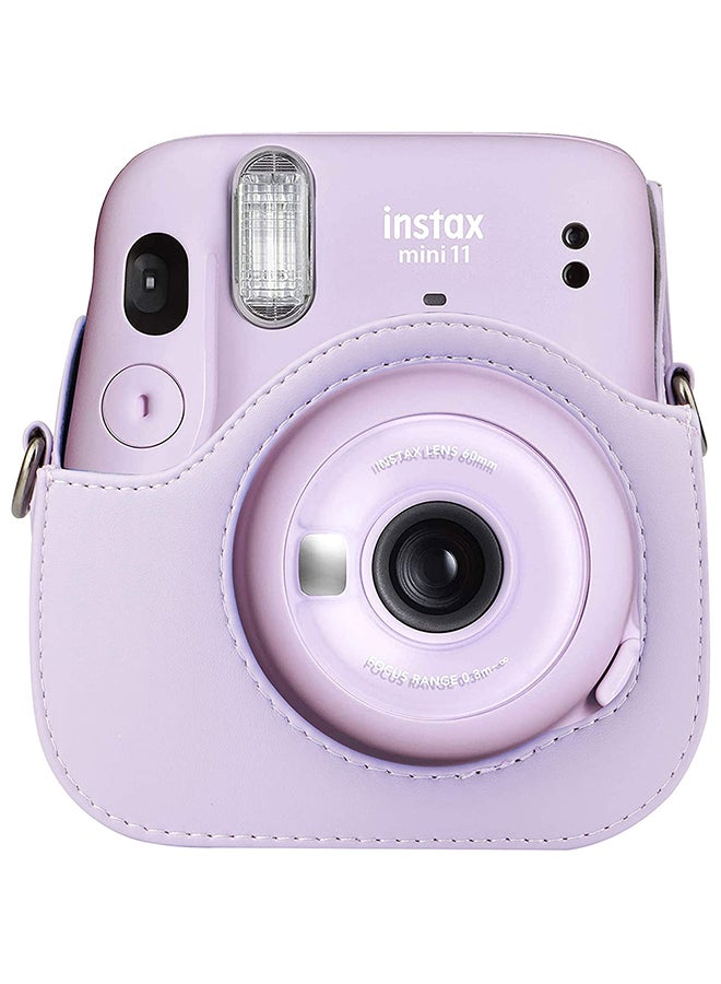 O Ozone - Instant Camera Case Bag With Strap For Fujifilm Instax Mini 11 Purple - Image 1