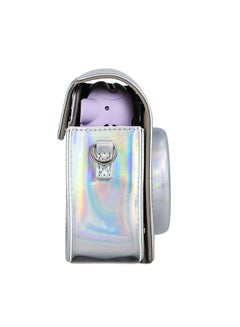 O Ozone Holographic Instant Camera Case Bag With Strap For Fujifilm Instax Mini 11 Silver  - Image 2