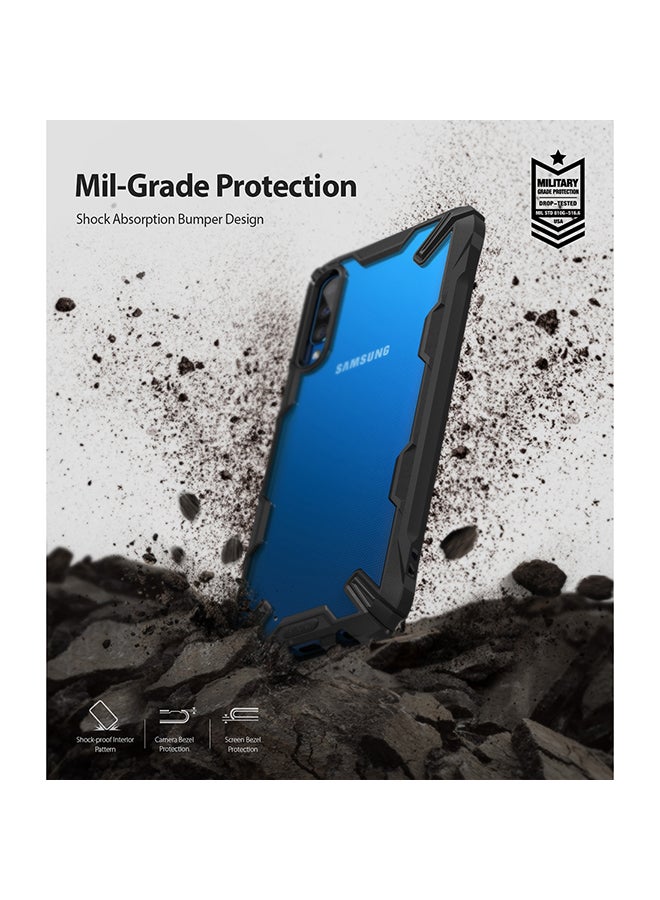 Ringke Hard Fusion-X Ergonomic Shock Absorption Case Cover For Samsung Galaxy A30s/A50/A50s Black - Image 3