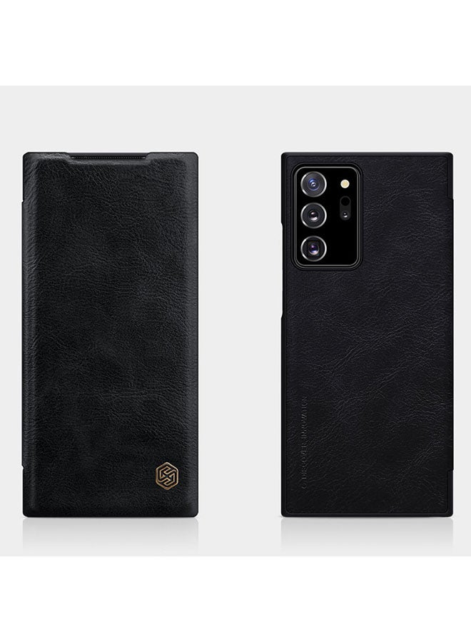 Nillkin Stylish Durable Slim Flip Wallet Case cover For Samsung Galaxy Note 20 Ultra Black  - Image 3