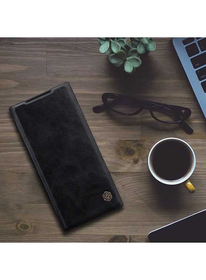 Nillkin Stylish Durable Slim Flip Wallet Case cover For Samsung Galaxy Note 20 Ultra Black  - Image 5