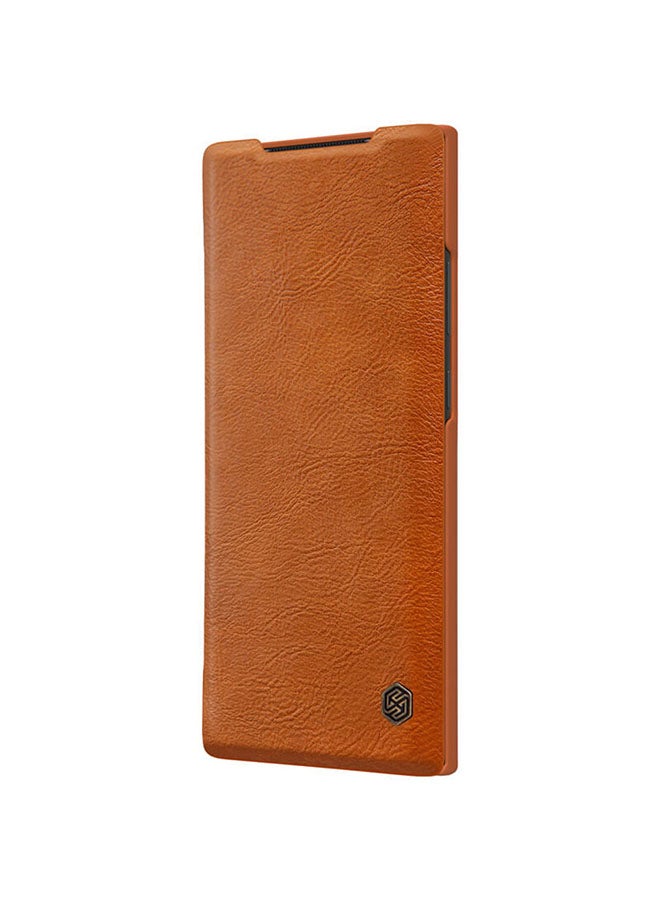 Nillkin Stylish Durable Slim Flip Wallet Case cover For Samsung Galaxy Note 20 Ultra Brown - Image 2