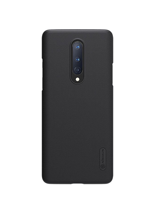 Nillkin Super Frosted Shield Hard Protective Case Cover With Stand For OnePlus 8 Black - Image 1