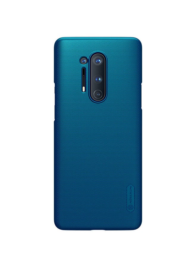 Nillkin Super Frosted Shield Hard Protective Case Cover With Stand For OnePlus 8 Pro Blue - Image 1