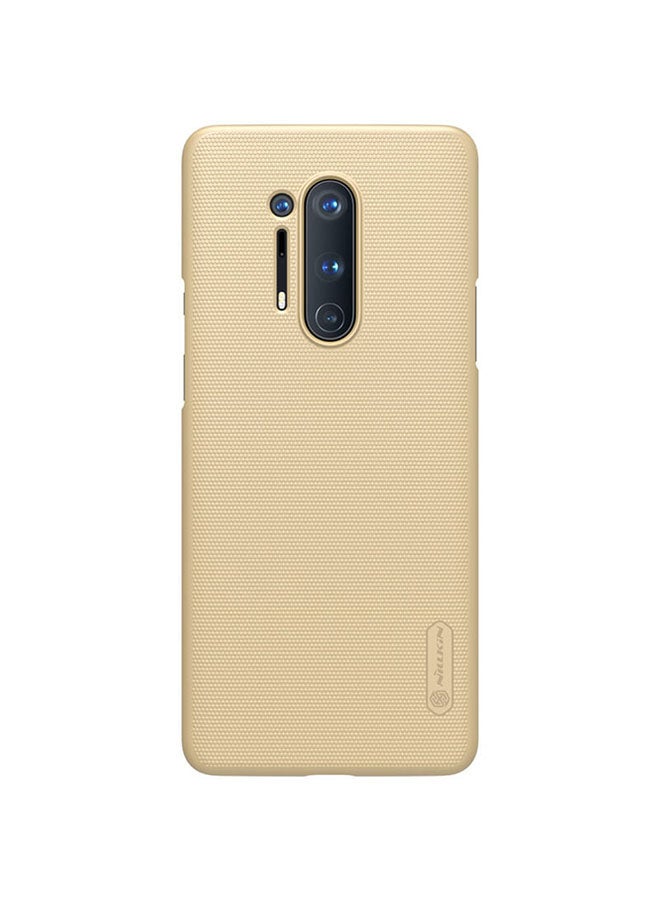 Nillkin Super Frosted Shield Hard Protective Case Cover With Stand For OnePlus 8 Pro Gold - Image 1