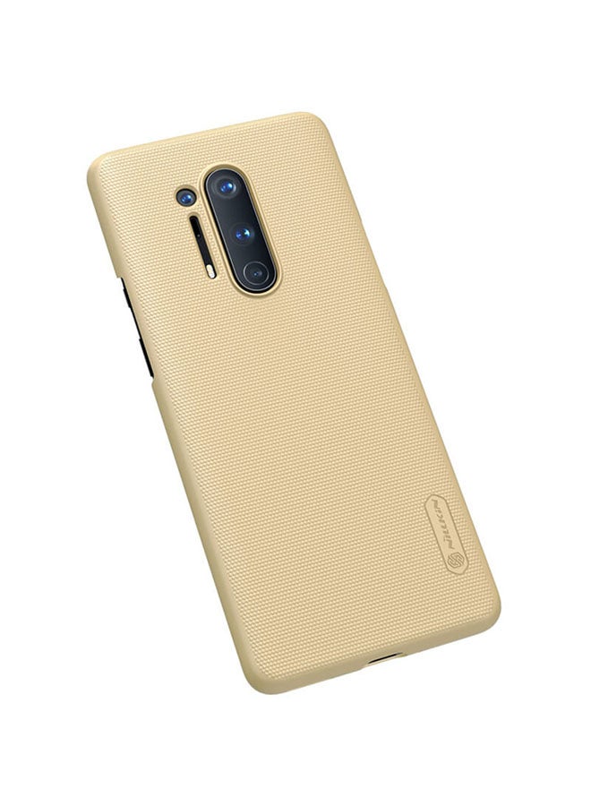 Nillkin Super Frosted Shield Hard Protective Case Cover With Stand For OnePlus 8 Pro Gold - Image 2