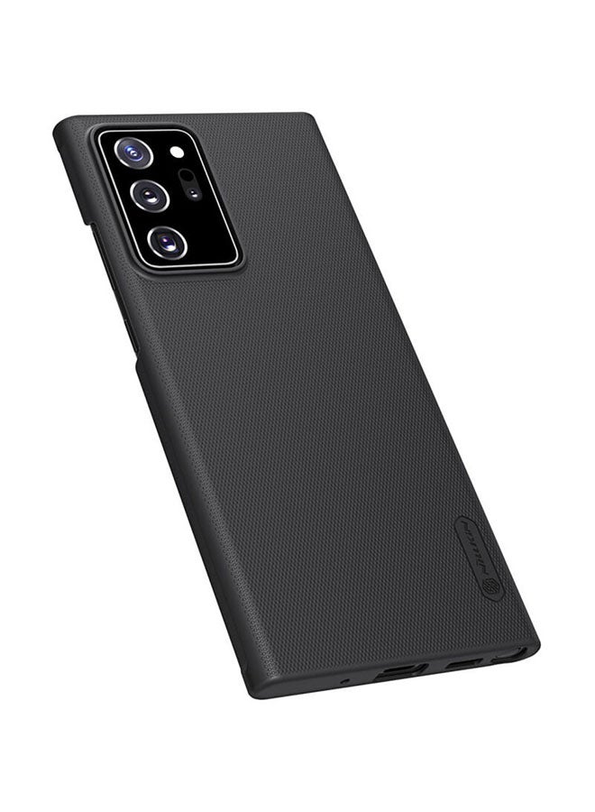 Nillkin Super Frosted Shield Hard Phone Case Cover With Stand For Samsung Galaxy Note 20 Ultra 5G Black - Image 2