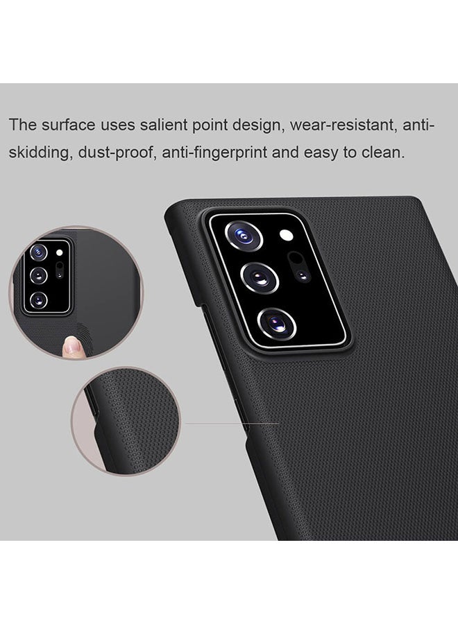 Nillkin Super Frosted Shield Hard Phone Case Cover With Stand For Samsung Galaxy Note 20 Ultra 5G Black - Image 3