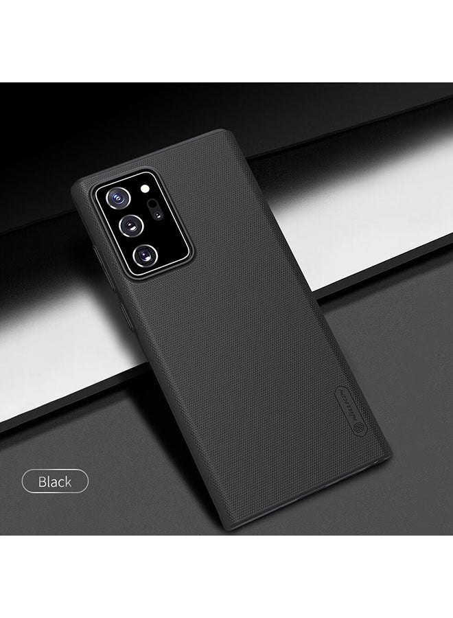 Nillkin Super Frosted Shield Hard Phone Case Cover With Stand For Samsung Galaxy Note 20 Ultra 5G Black - Image 5