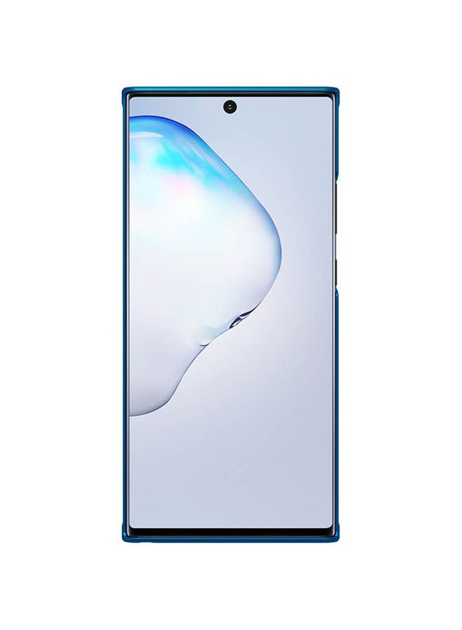 Nillkin Super Frosted Shield Hard Phone Case Cover With Stand For Samsung Galaxy Note 20 Ultra 5G Blue - Image 2